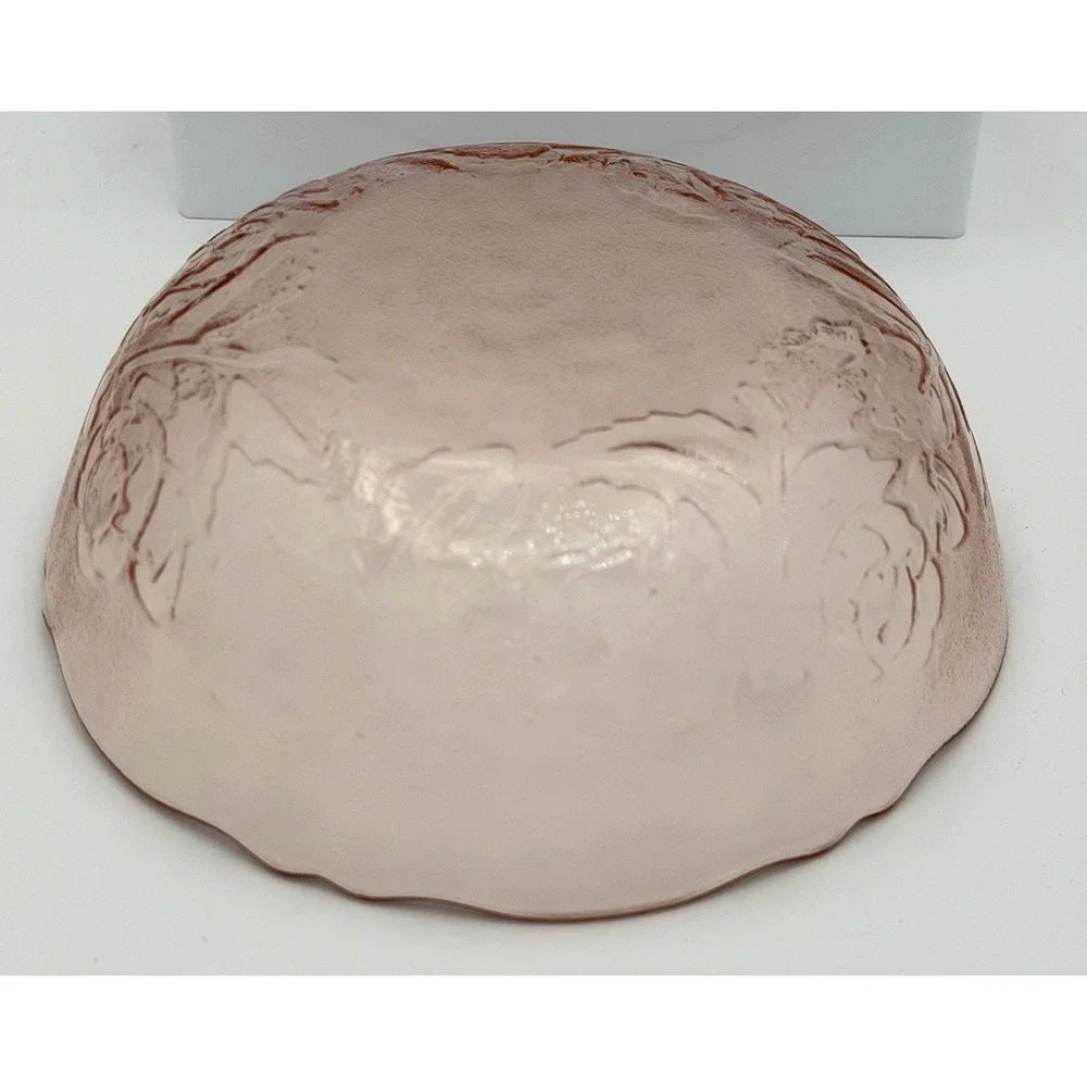 2 Arcoroc France Rosaline Rosa Pink Glass Bowls 6